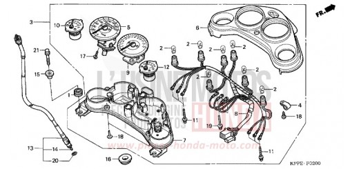 COMPTEUR (CBR125R/RS/RW5/RW6/RW8) CBR125RW6 de 2006